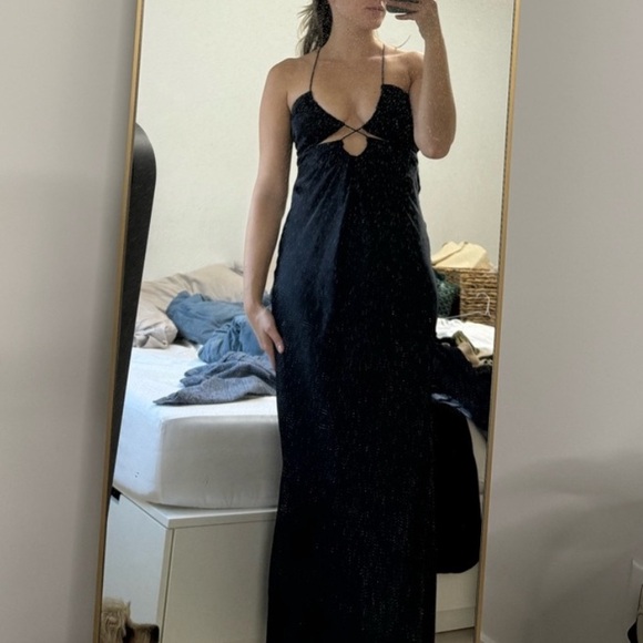 Ba&sh Carmine knotted cutout maxi dress - Picture 3 of 3